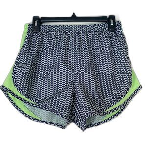 Nike Women’s Neon Green Purple Running Dri-Fit Shorts Lined Brief Size Medium